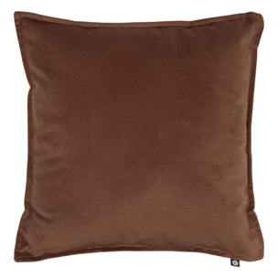 Coussin Lilou marron tonka 45x45cm