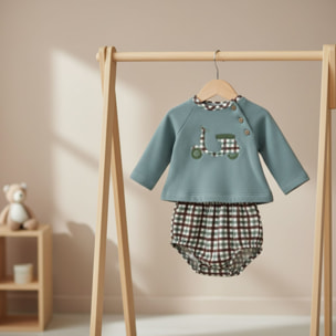 Conjunto Bebe Niño Felpa Horizonte