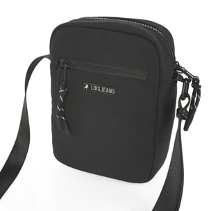 Bandolera Hombre Vegana Lois Cedar Mostaza-Menta