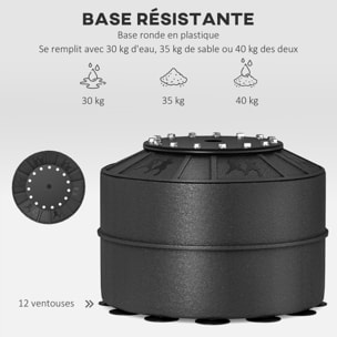 Sac de frappe boxe autoportant punching ball brunier 3 en 1 revêtement synthétique dim. 88L x 48l x 155-205H cm noir