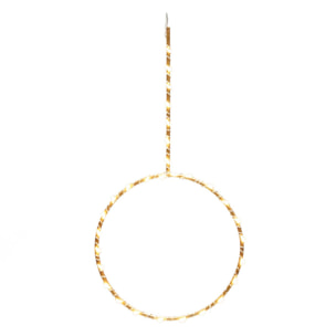 Kave Home - Anello luminoso Tamane in oro Ø 17 cm