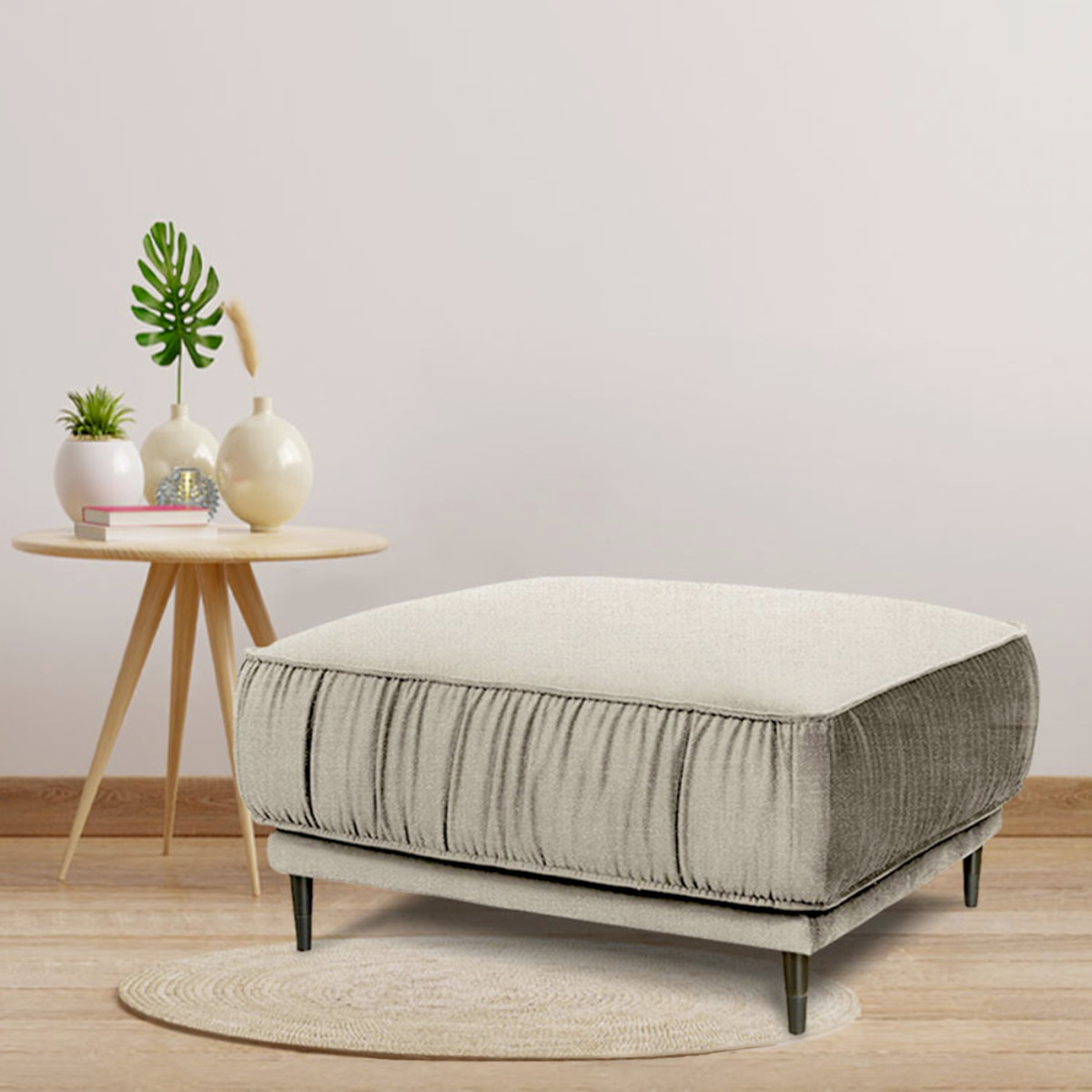 Pouf taille L Fiorenzo Tissu