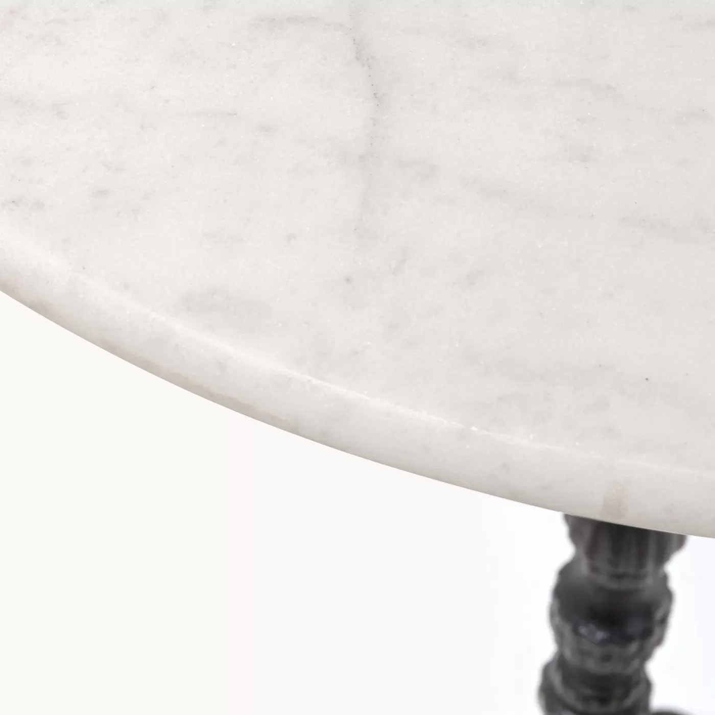 Table de bar Bistrot 60cm marbre blanc Kare Design