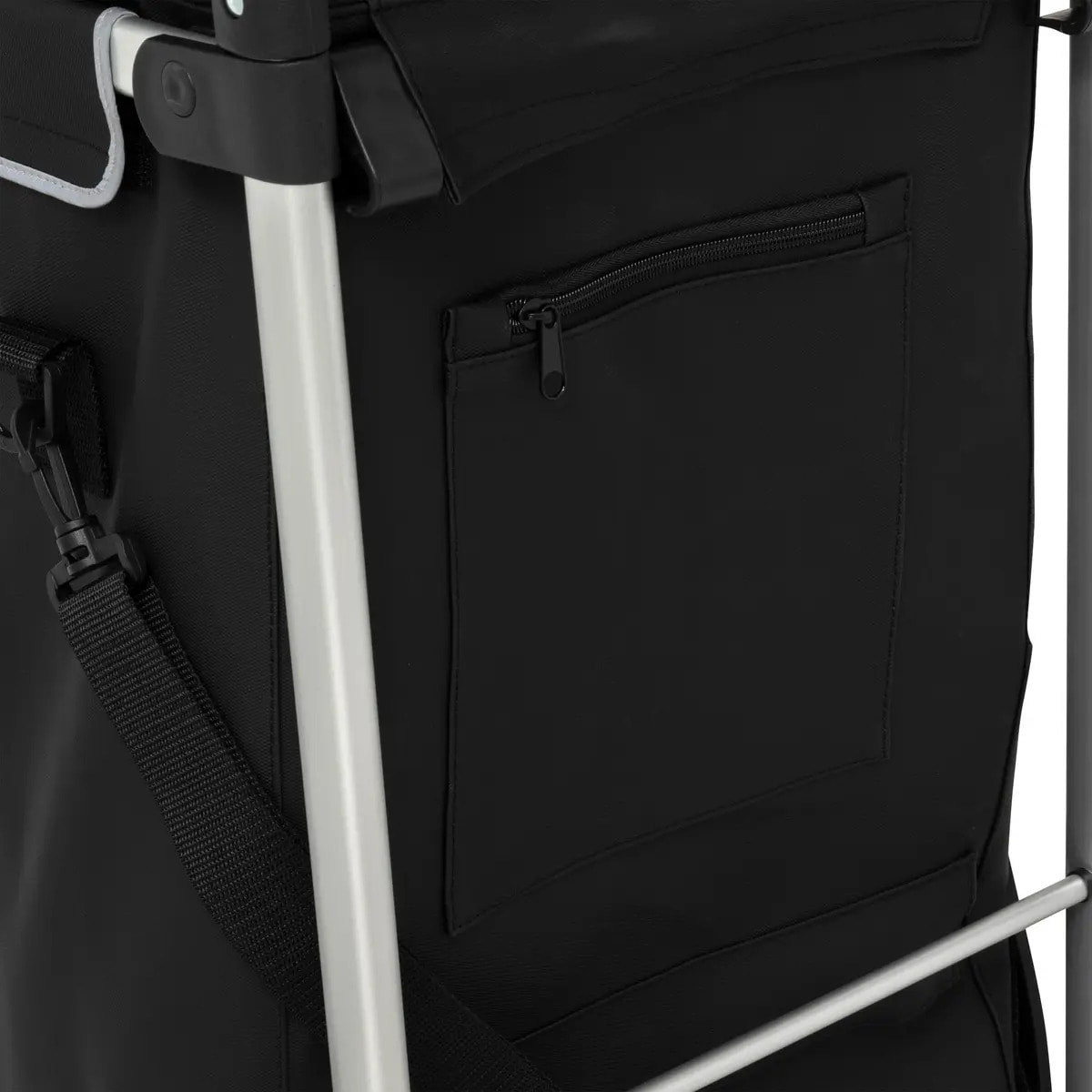 Chariot de course 2 roues imperméable oir