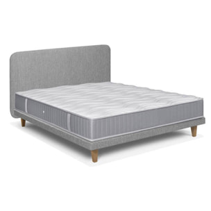 Matelas 180x200, ressort ensachés, ferme, H25