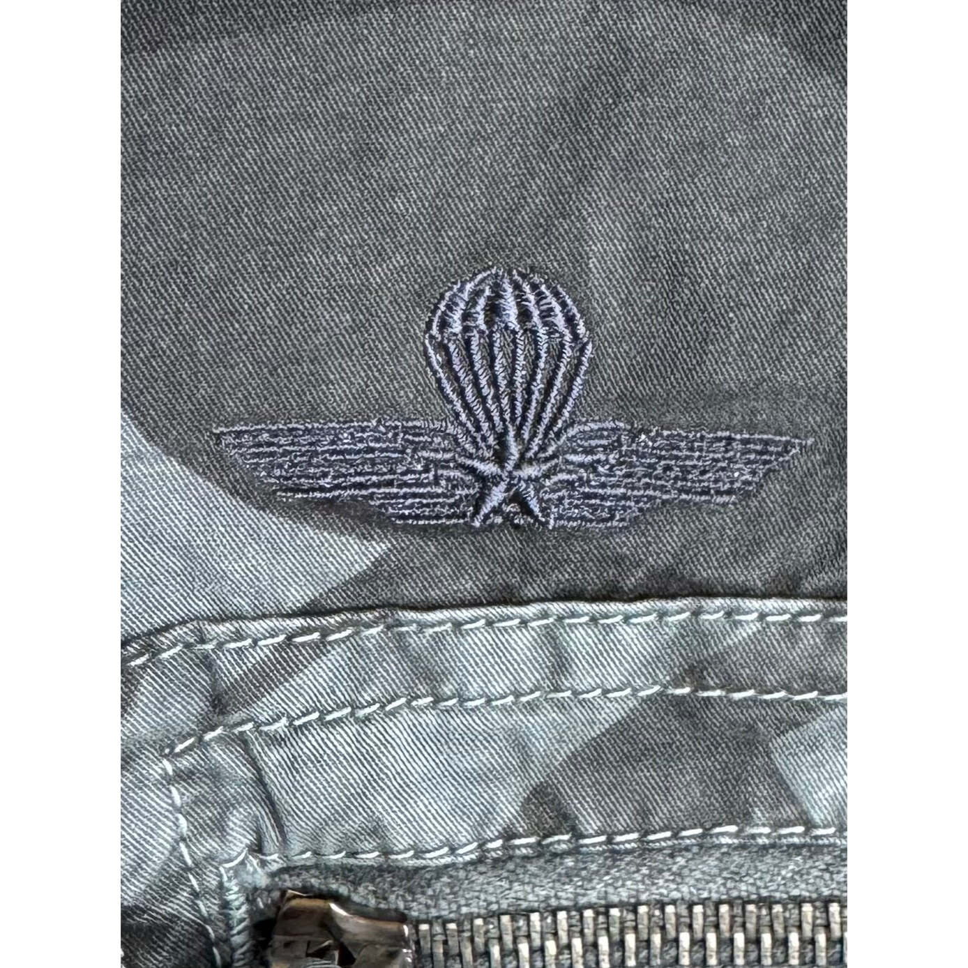 Bermuda Esercito cargo camouflage blu uomo