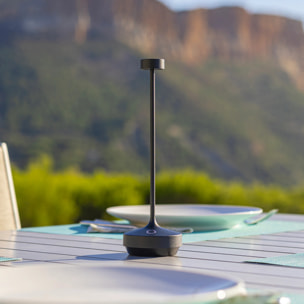 Lampe de table sans fil LED RUBY BLACK