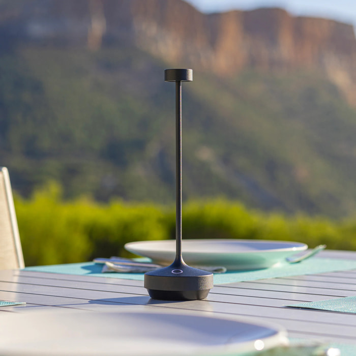 Lampe de table sans fil LED RUBY BLACK