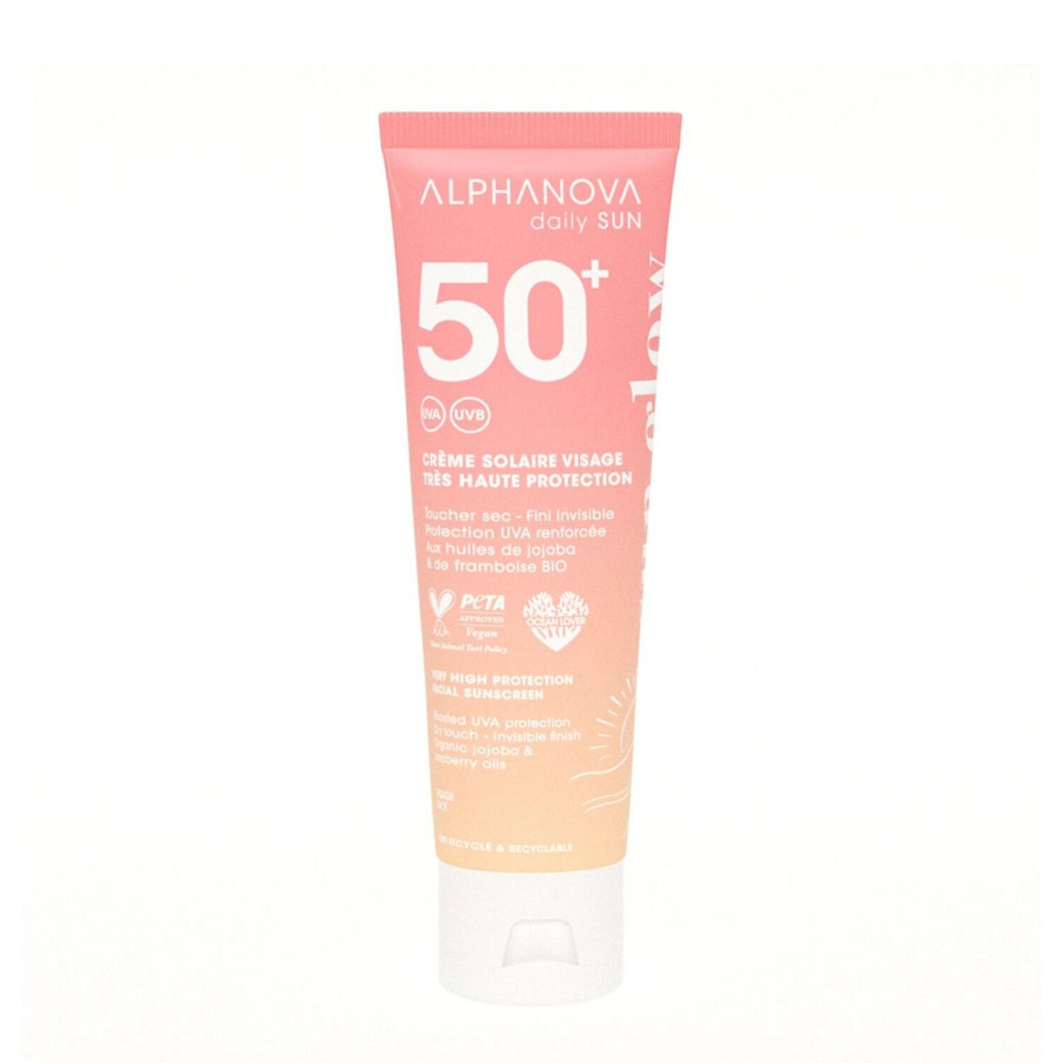 Sun Glow - Crème Solaire Visage SPF 50+
