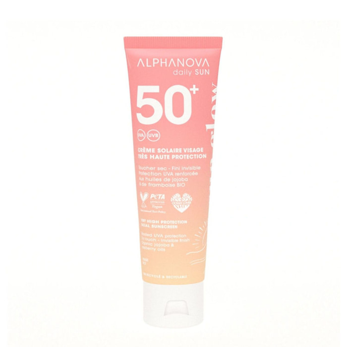 Sun Glow - Crème Solaire Visage SPF 50+