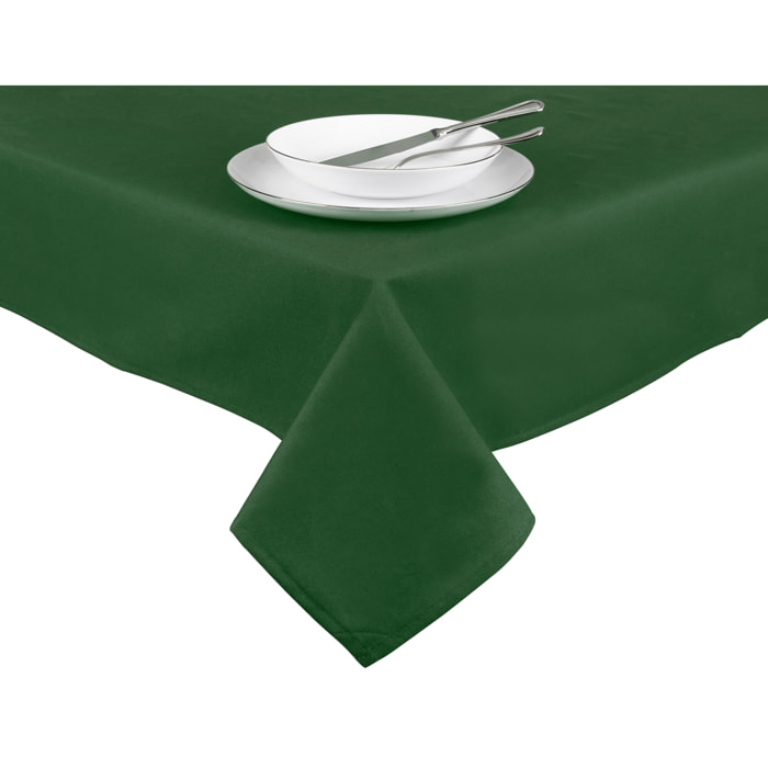 Nappe 140×180 Excelsa – Panama Color, Coton Vert Foncé
