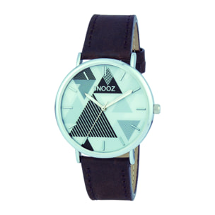 Reloj Snooz SAA1041-67 Unisex Analogico Cuarzo con Correa de Piel