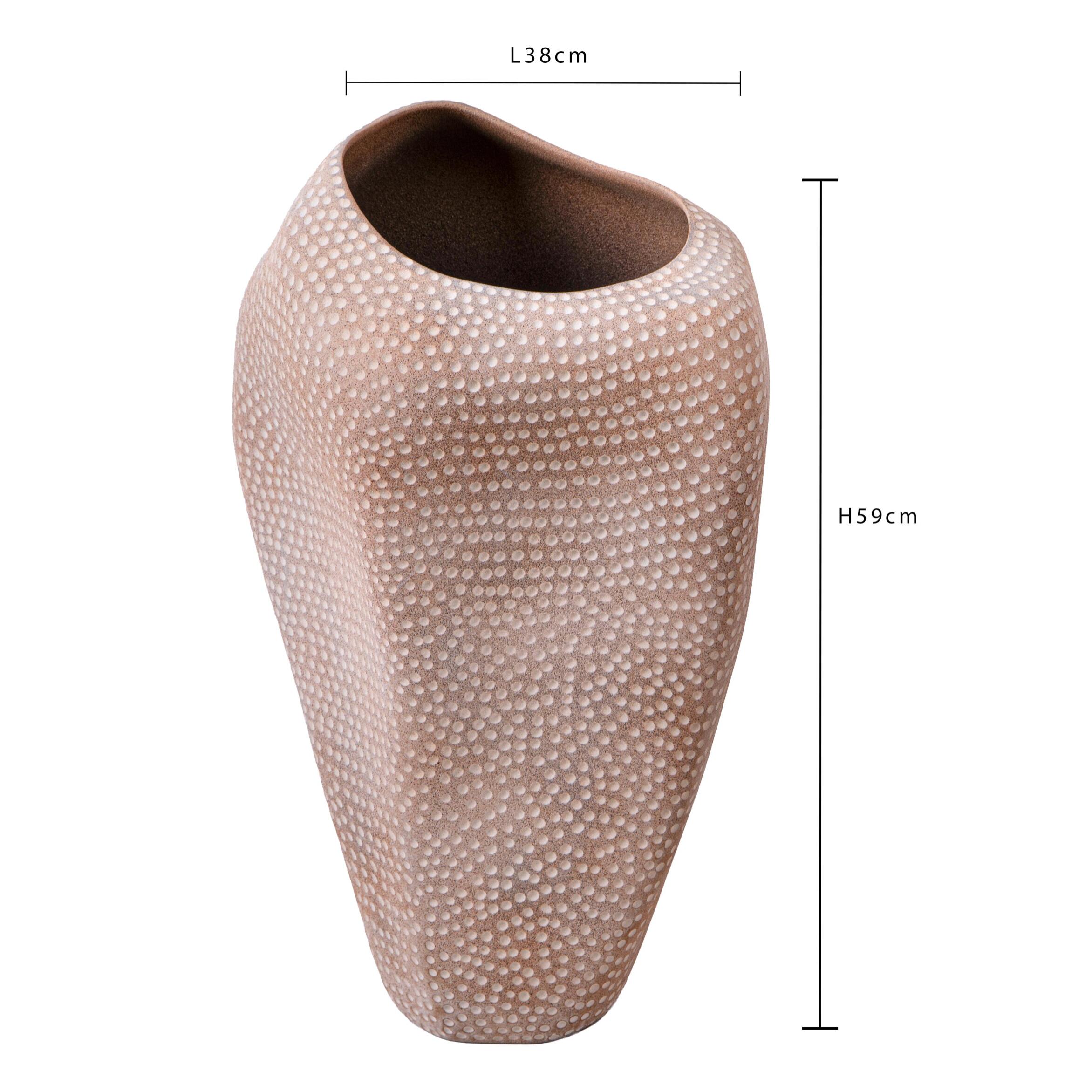 Vaso ondulato - 38xH58x29cm - Pezzi 1 - Bianchi Dino SpA