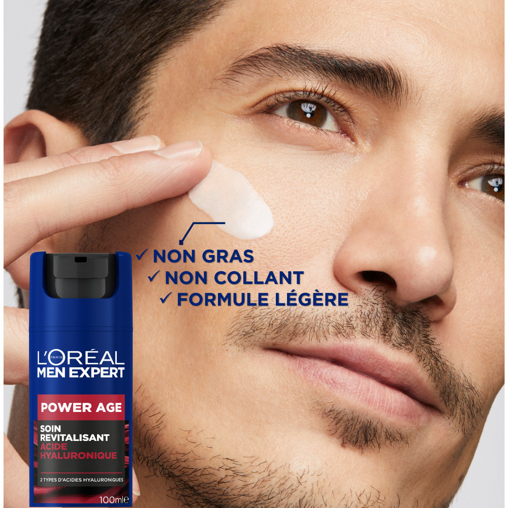 L'Oréal Paris Men Expert Power Age Soin Revitalisant Acide Hyaluronique 100ml