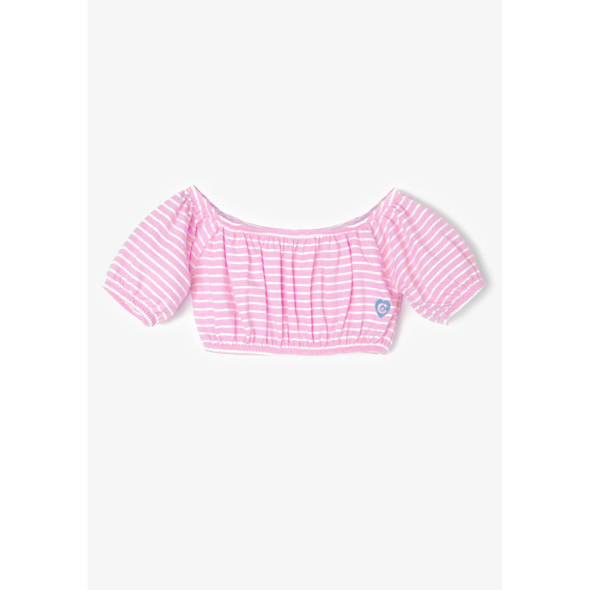 Girl's Pink Striped Top