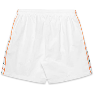 Kappa - Pantaloni Corti Uomo Bianco - 222 Banda Nardo