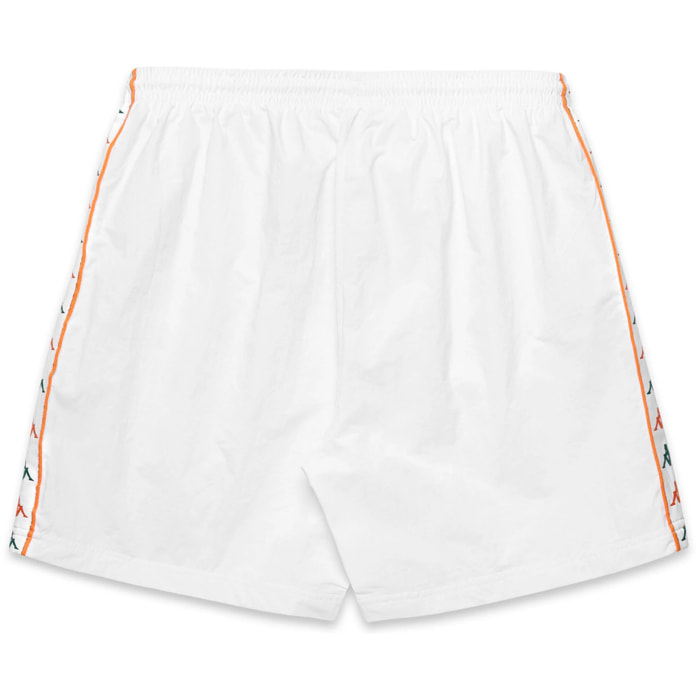 Kappa - Pantaloni Corti Uomo Bianco - 222 Banda Nardo