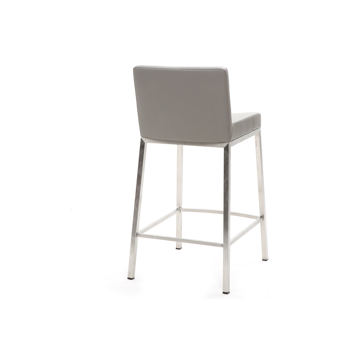 Tabouret design gris H66 cm (lot de 2) EPSILON