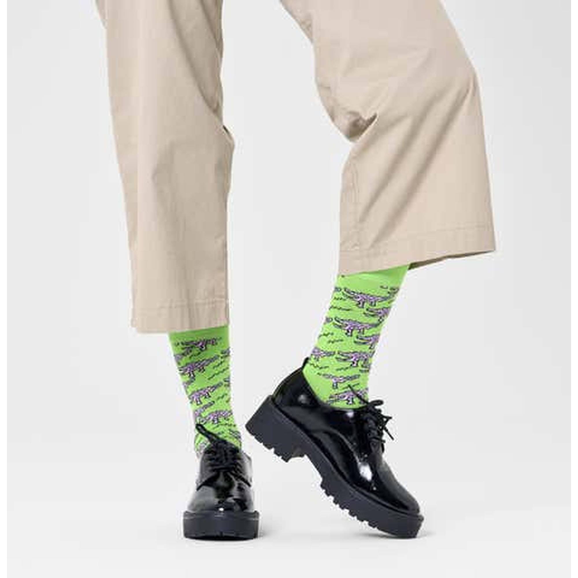 Calcetines crocodile verde