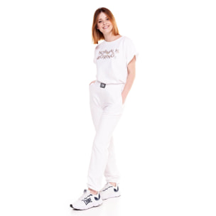 Pantalones deportivos para mujer en color oro y plata