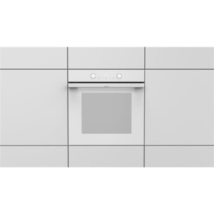 Four encastrable GORENJE BPS6737E06PWG - Pyrolyse - Chaleur pulsée - Porte froide - Rails télescopiques