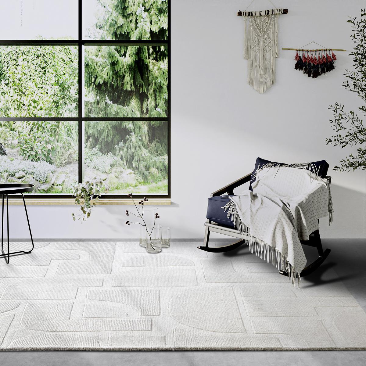 Tapis salon Rectangulaire Géométrique