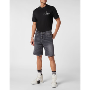 PHILIPP PLEIN Pantalones cortos vaqueros FORMENTERA FIT