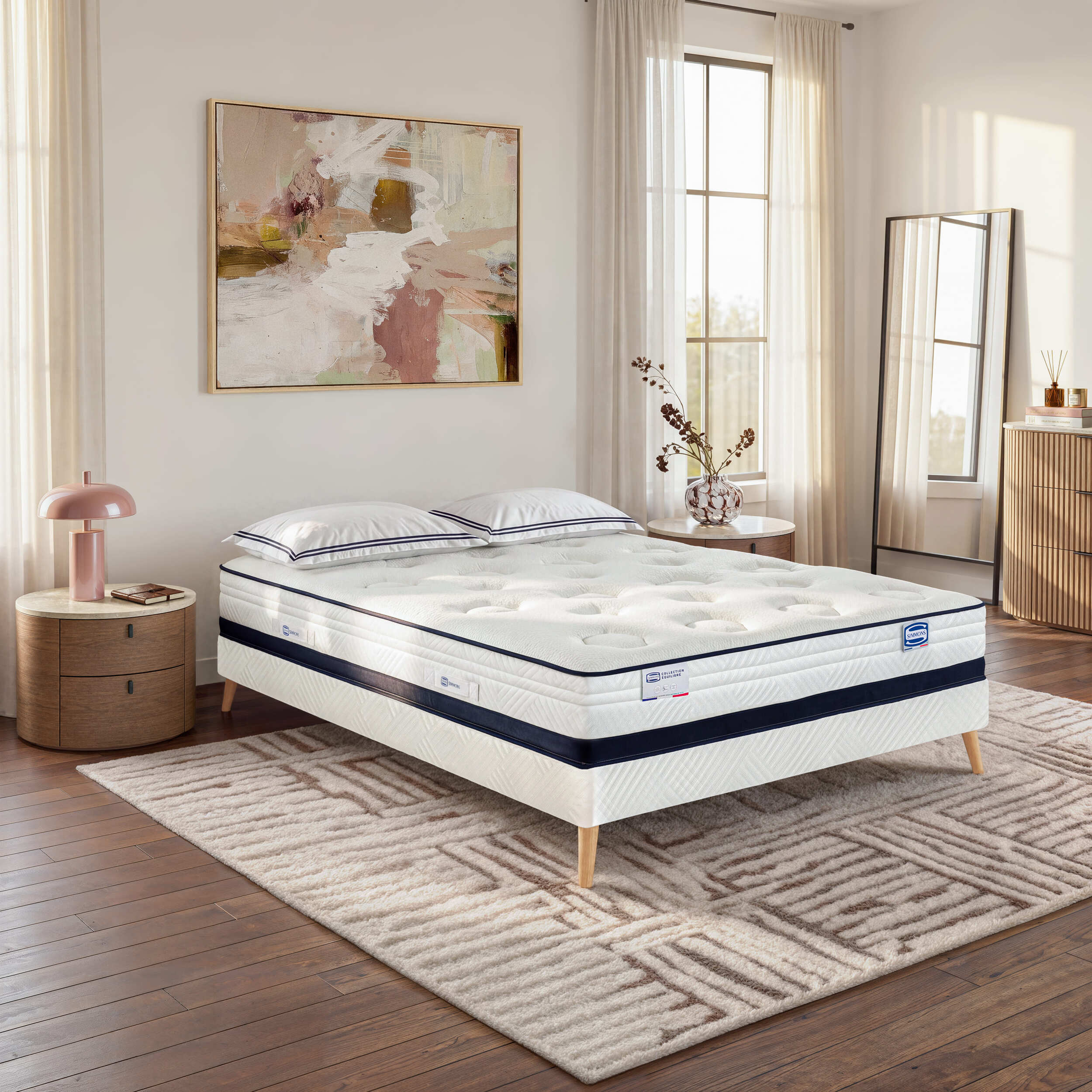 Matelas L'INEDIT , Hybride, ferme, H27