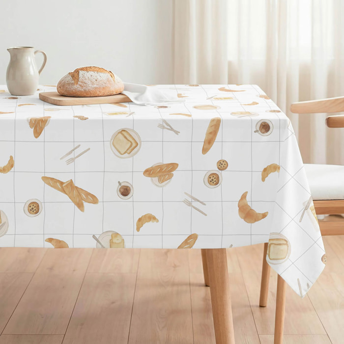 Nappe anti-taches BAGUETE BEIGE - enduite