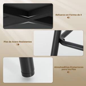 Juego de 2 Taburetes de Bar, Taburetes Altos de Cocina con Respaldo de Ratán, Asiento Tapizado en Borreguito, Marco de Acero y Reposapiés para Comedor, Mostrador, Blanco Crema