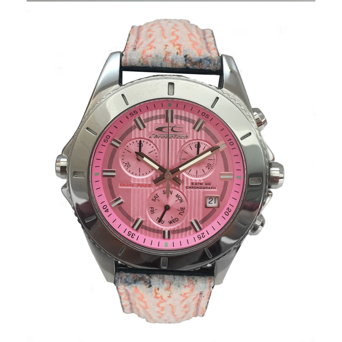 Reloj Chronotech CT7636L-06 Unisex Analogico Cuarzo con Correa de Piel