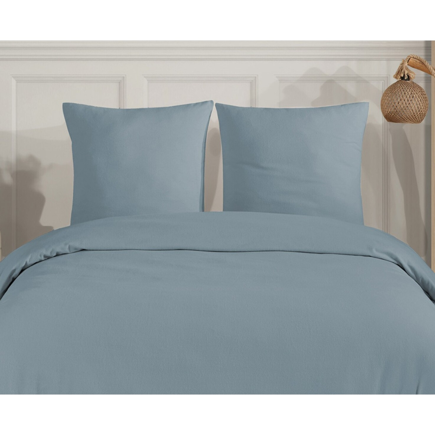 Parure de lit Flanelle de coton bleu