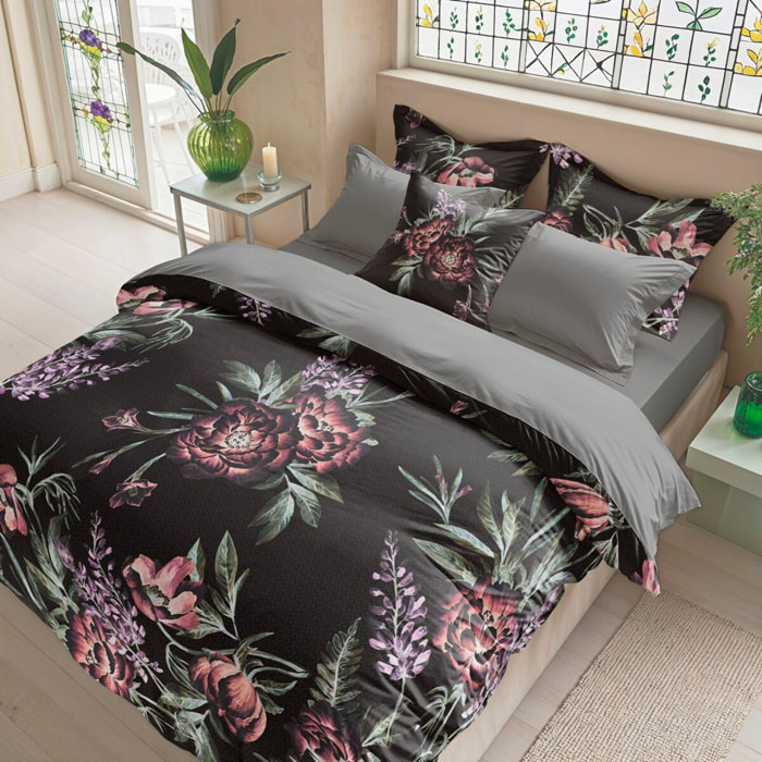 Housse de couette adaya noir
