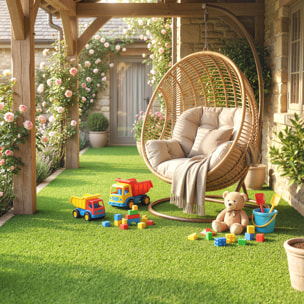 Gazon synthétique artificiel moquette extérieure intérieure 4L x 1l m