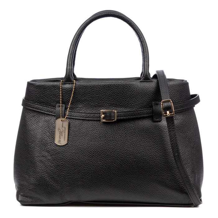 Barbiano borsa tote donna. Pelle autentica Dollaro.