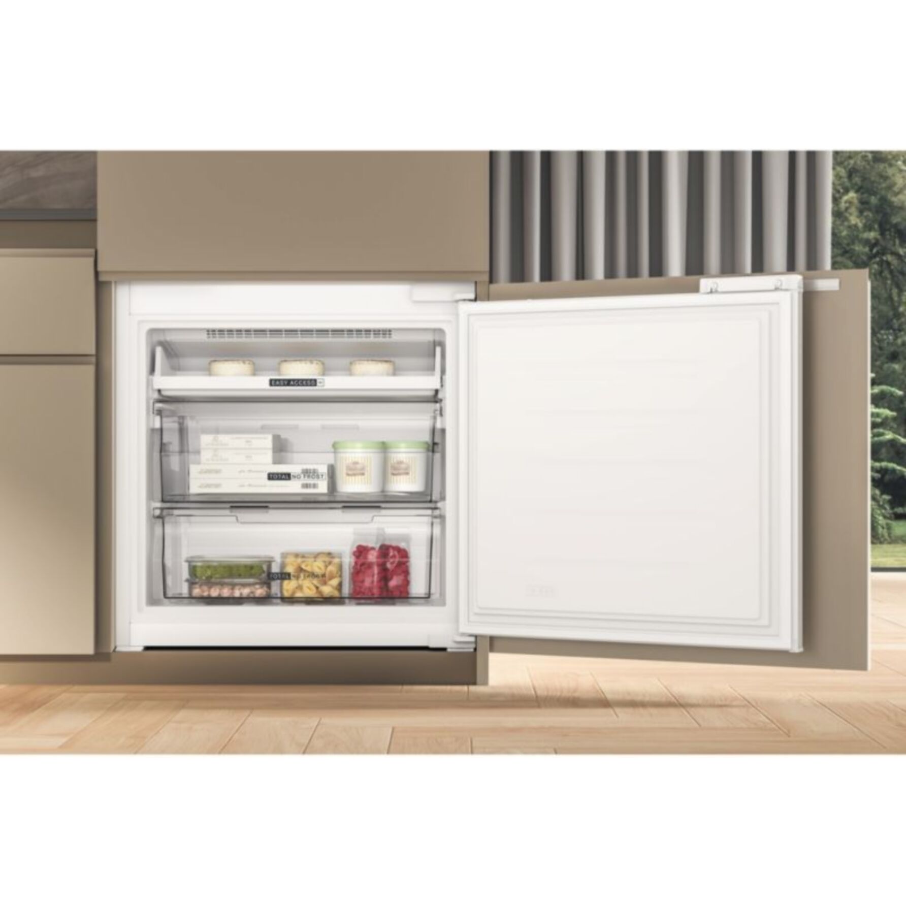 Réfrigérateur combiné encastrable WHIRLPOOL WHSP70T232P Supreme Silence 70cm Auto