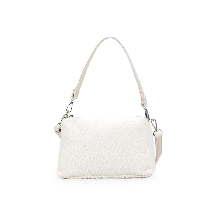 Bolso beige pelo de borrego