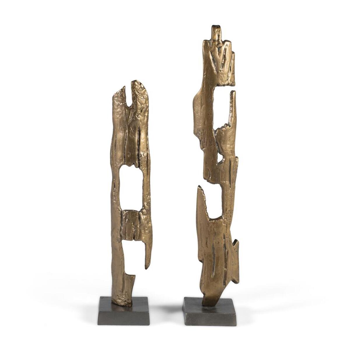 SET DE 2 ESCULTURAS - 68x12x12cm