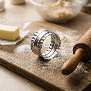 Lot de 3 emporte-pièces ronds et cannelés Zenker Emporte-pièces