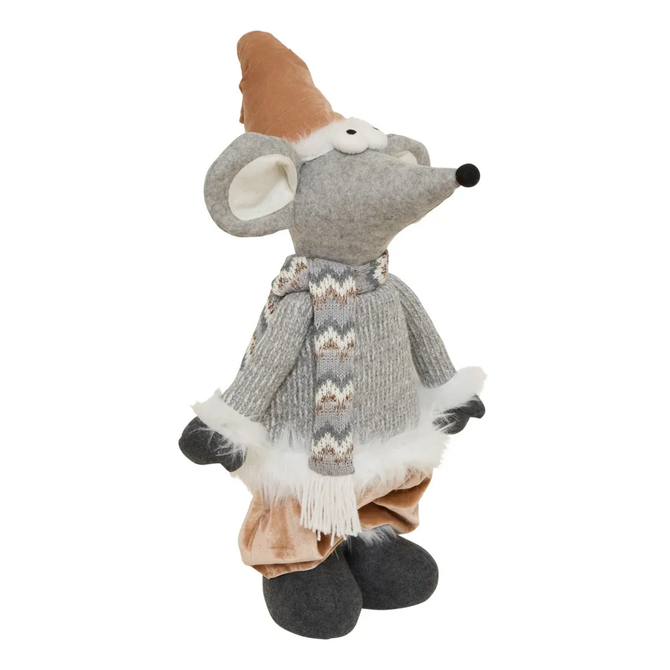 Personnage de Noël forêt télescopique H. 130 cm