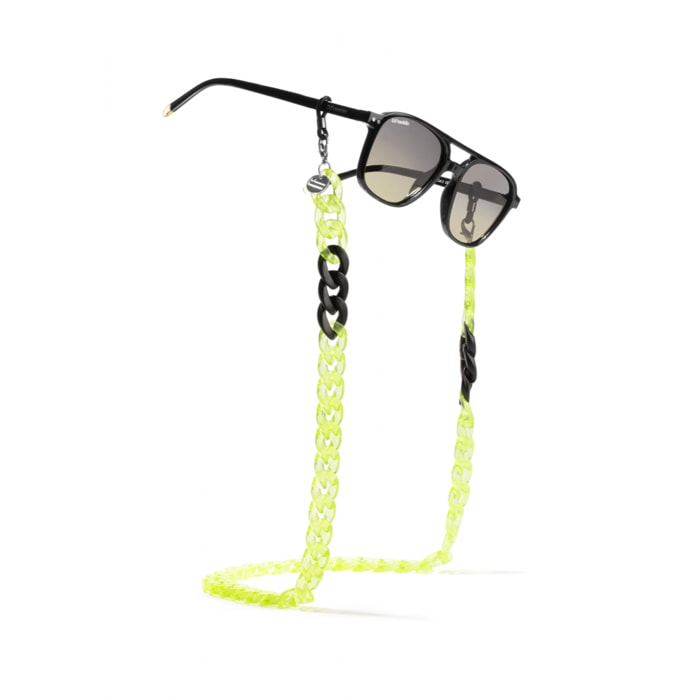 Cadena para gafas Link Chain Yellow / Black