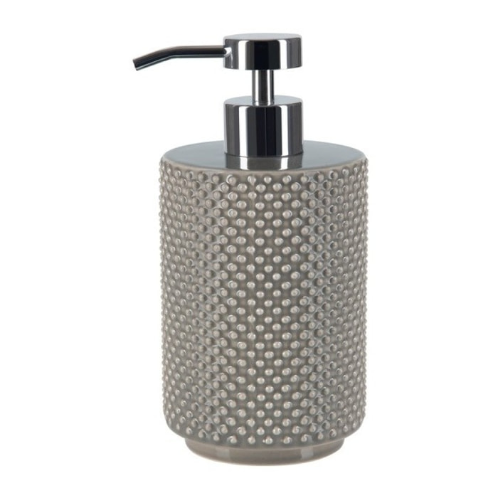 Distributeur de savon Faience MERO Taupe Spirella