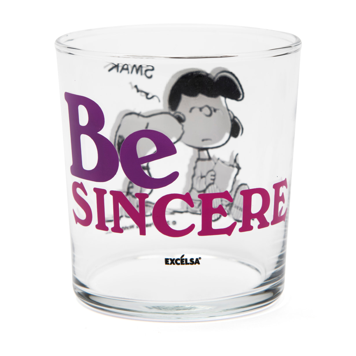 Set 6 Bicchieri Excelsa – Peanuts Be, Vetro Multicolore