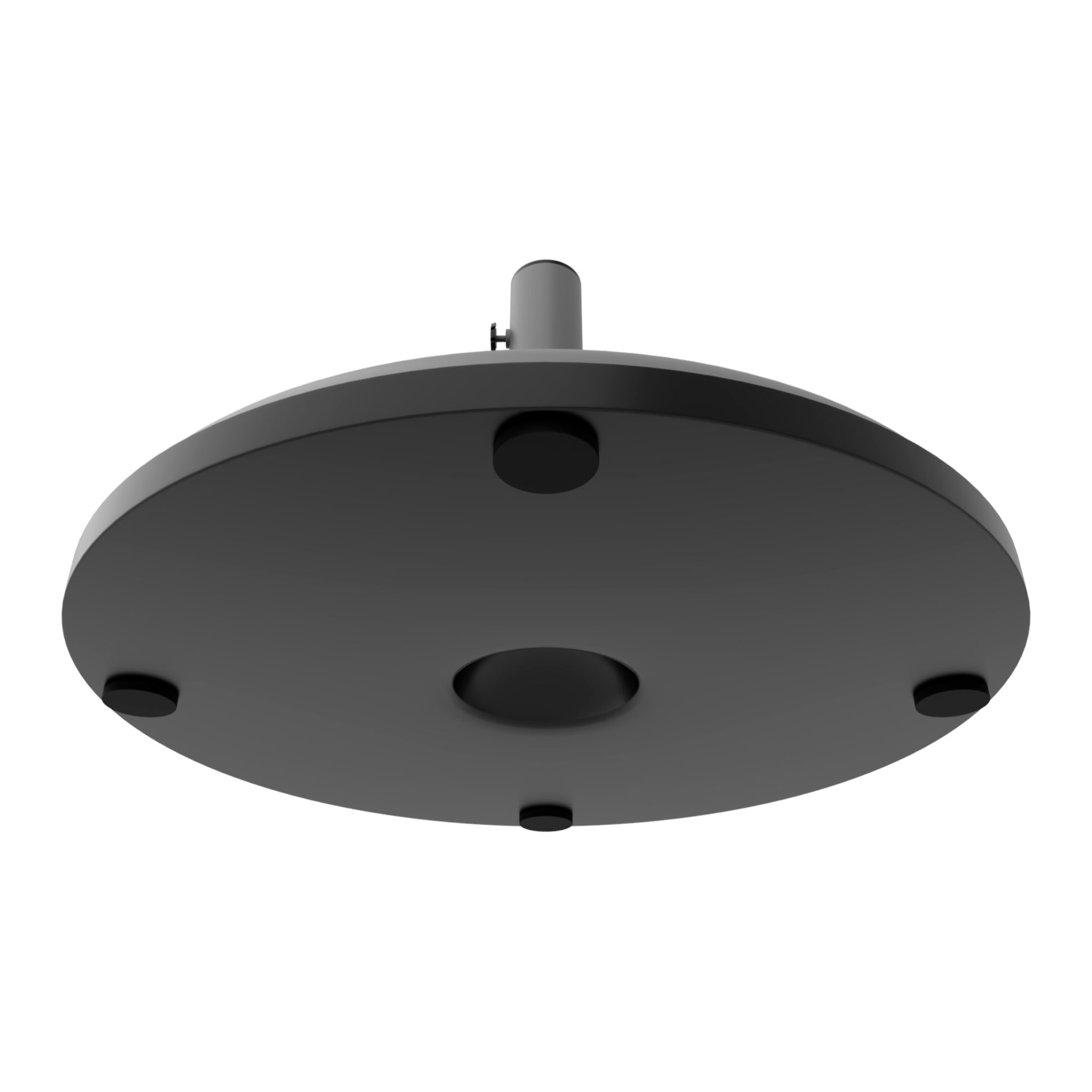 Terra - Base per Ombrellone da Giardino Rotondo Ø45 cm 15 Kg in Cemento Grigio