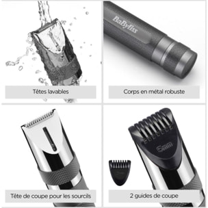 Tondeuse nez oreilles BABYLISS Super-X Metal Series E116E