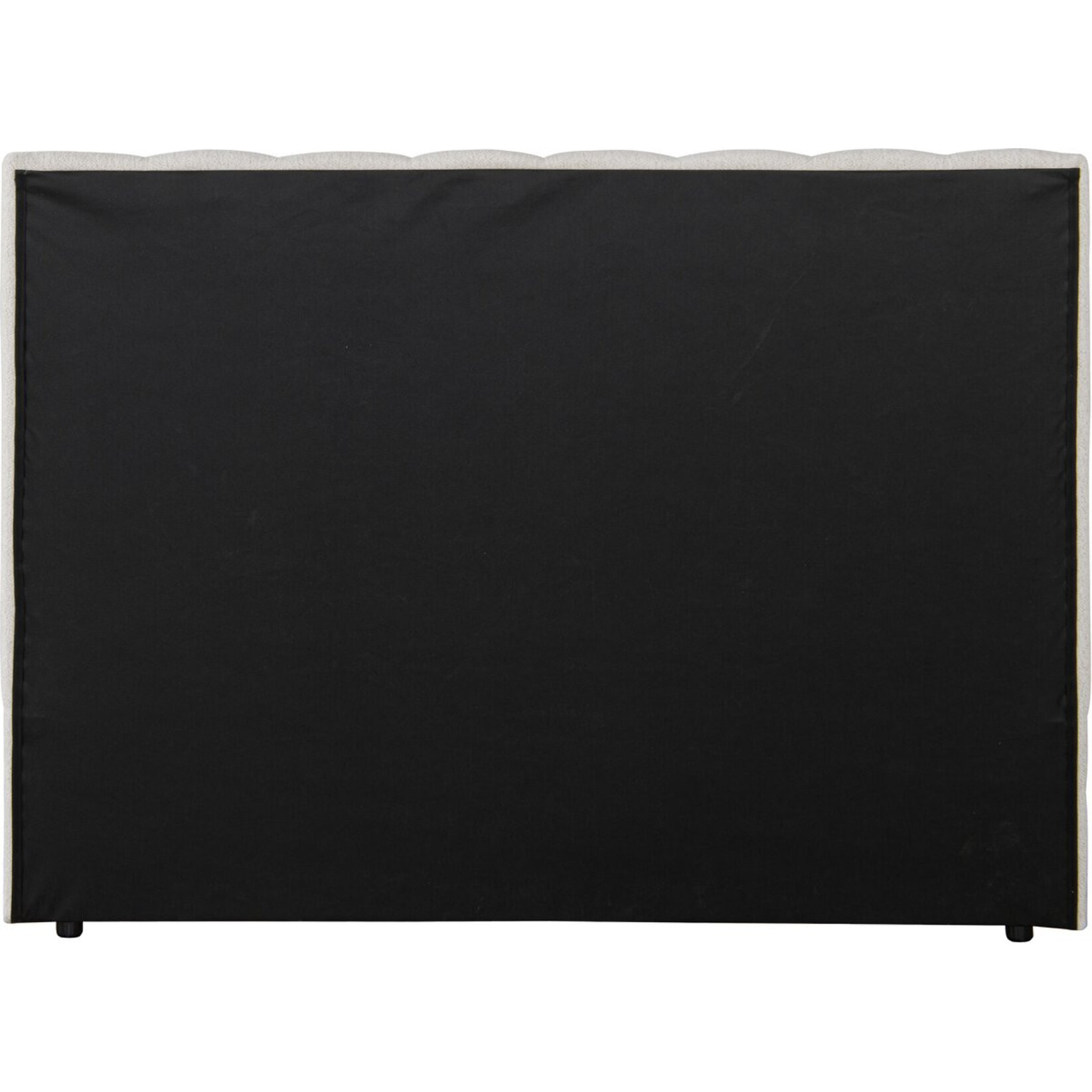 Tête de lit en tissu texturé "Val Thorens" - Beige - 140 cm