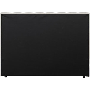 Tête de lit en tissu texturé "Val Thorens" - Beige - 140 cm