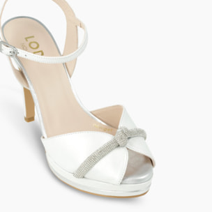 SANDALIAS DE NOVIA BLANCAS PASU