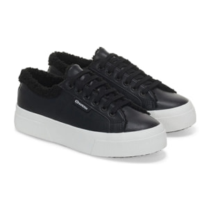 Superga - Zapatos de mujer Mujer Negro - 2740 PLATFORM VEGAN MATERIAL