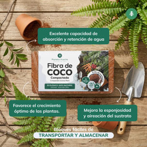Sustrato Fibra de Coco Planeta Huerto 27 Litros